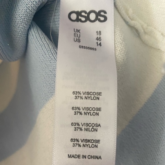 ASOS Off The Shoulder Striped Top - Picture 3 of 5